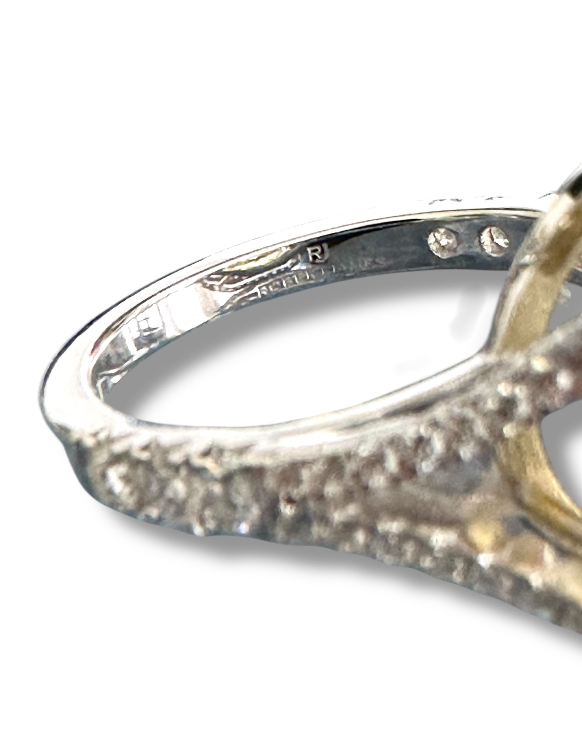 12ct Fancy Yellow Radiant Cut Moissanite Ring image 8