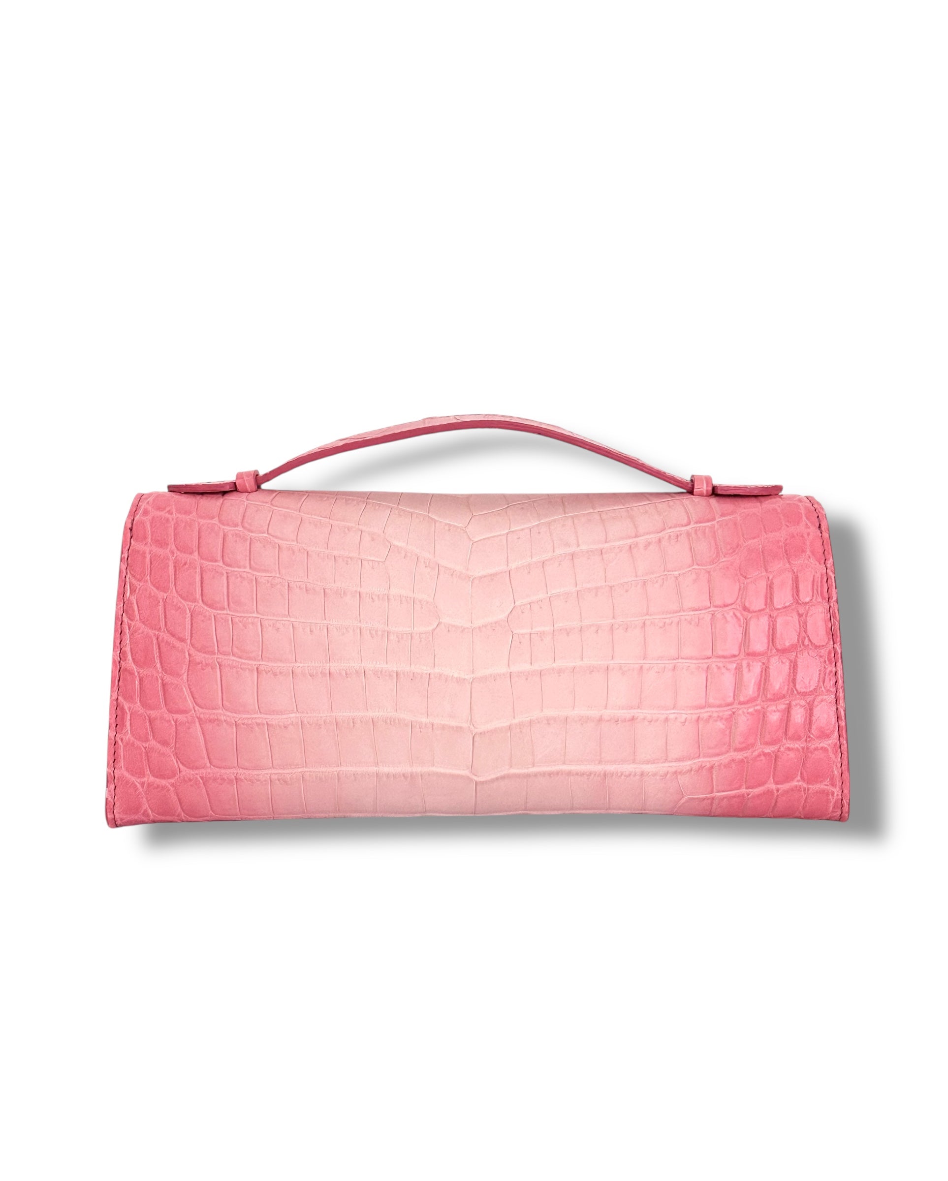 Shades of Pink Ombré Alligator - The Minnie Pochette  image 2