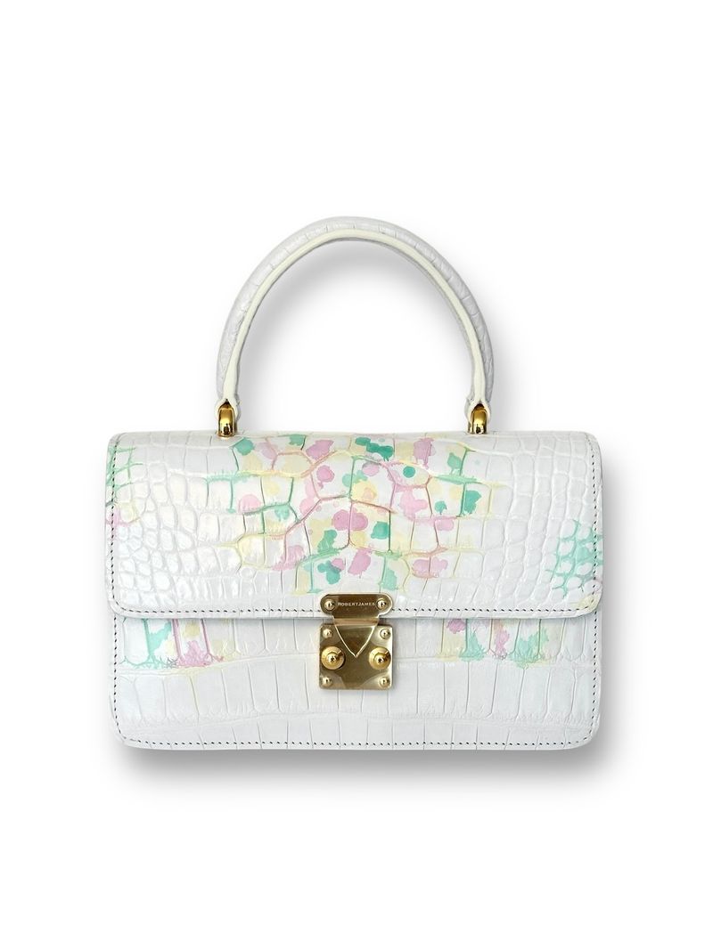 White Alligator - Anka Top Handle image 0