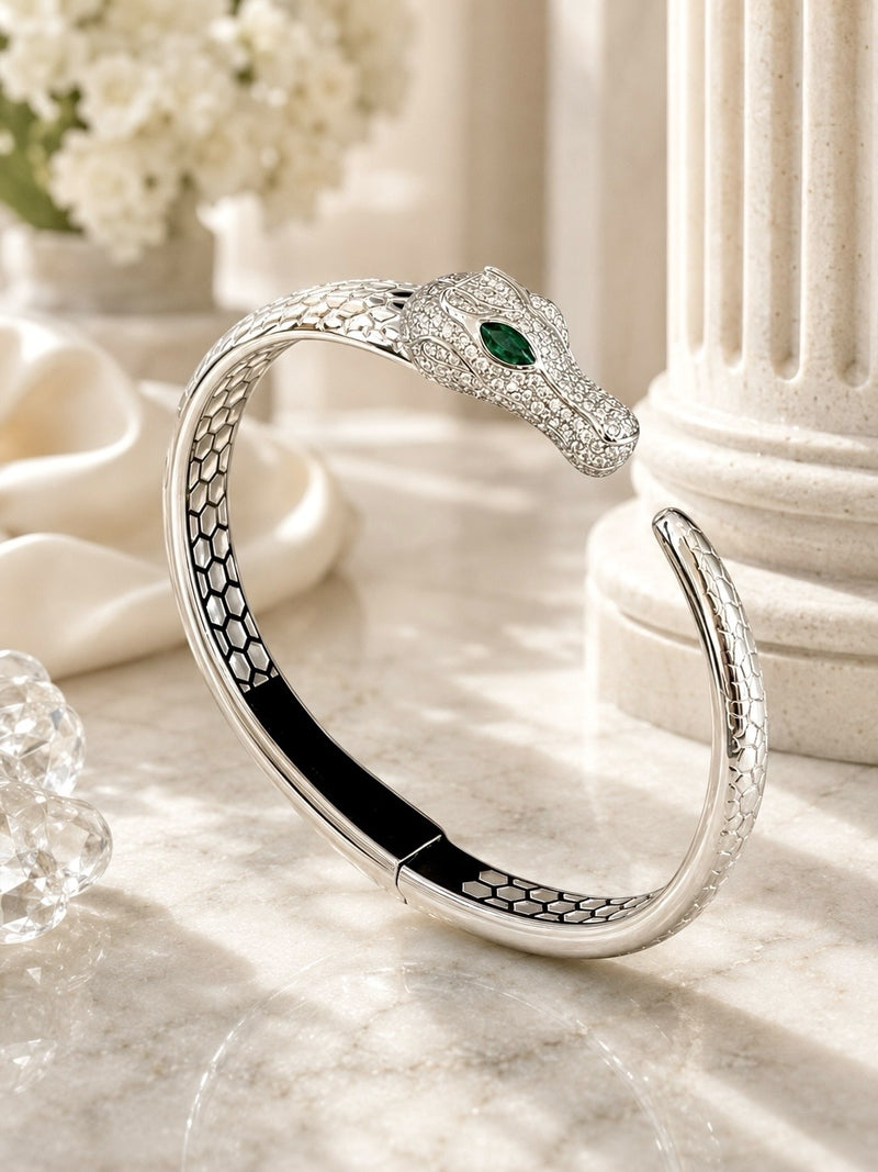 The Alligator Sovereign Hinged Cuff