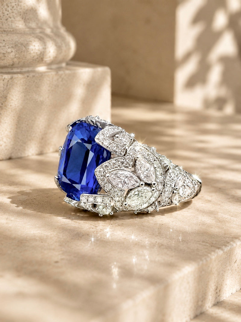 Royal Sapphire Cocktail Ring