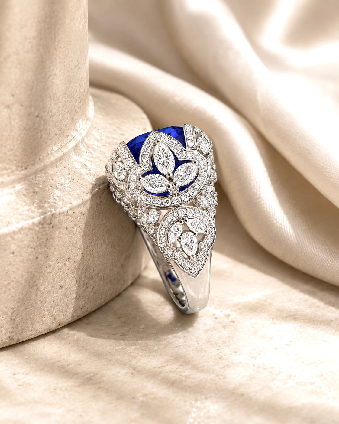 Royal Sapphire Cocktail Ring