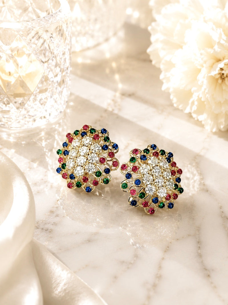 The Constellation Dome Earrings – Jewel Edition