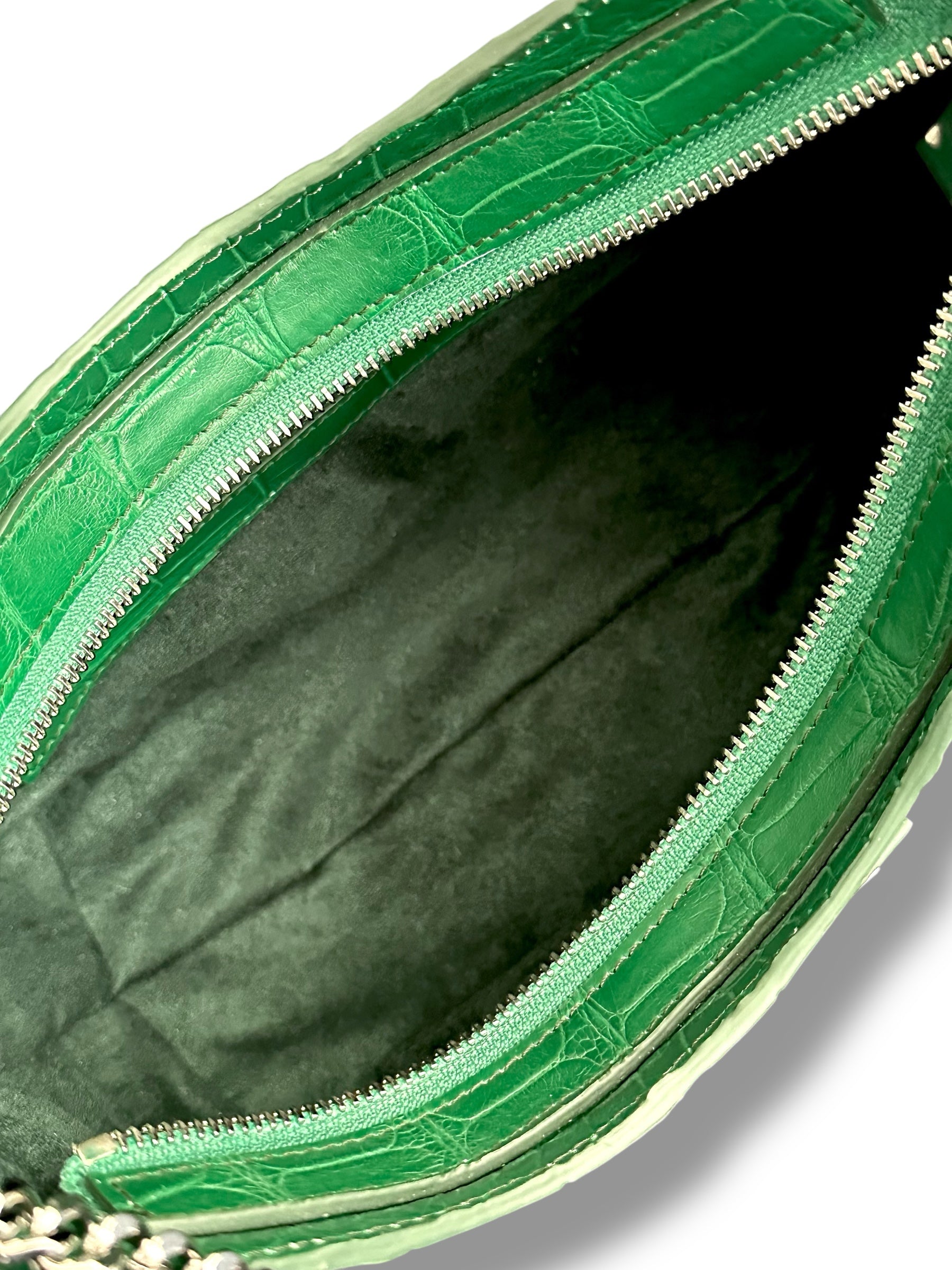 Kelly Green Alligator - The Blair Hobo