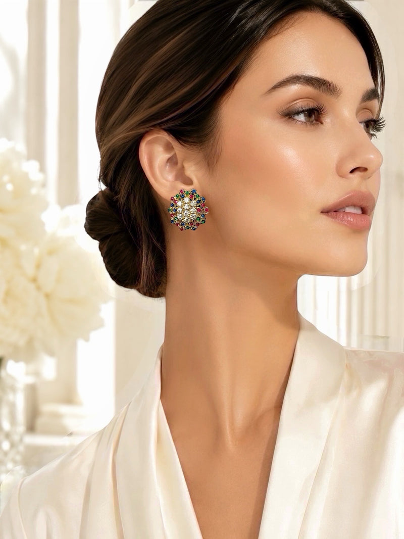 The Constellation Dome Earrings – Jewel Edition