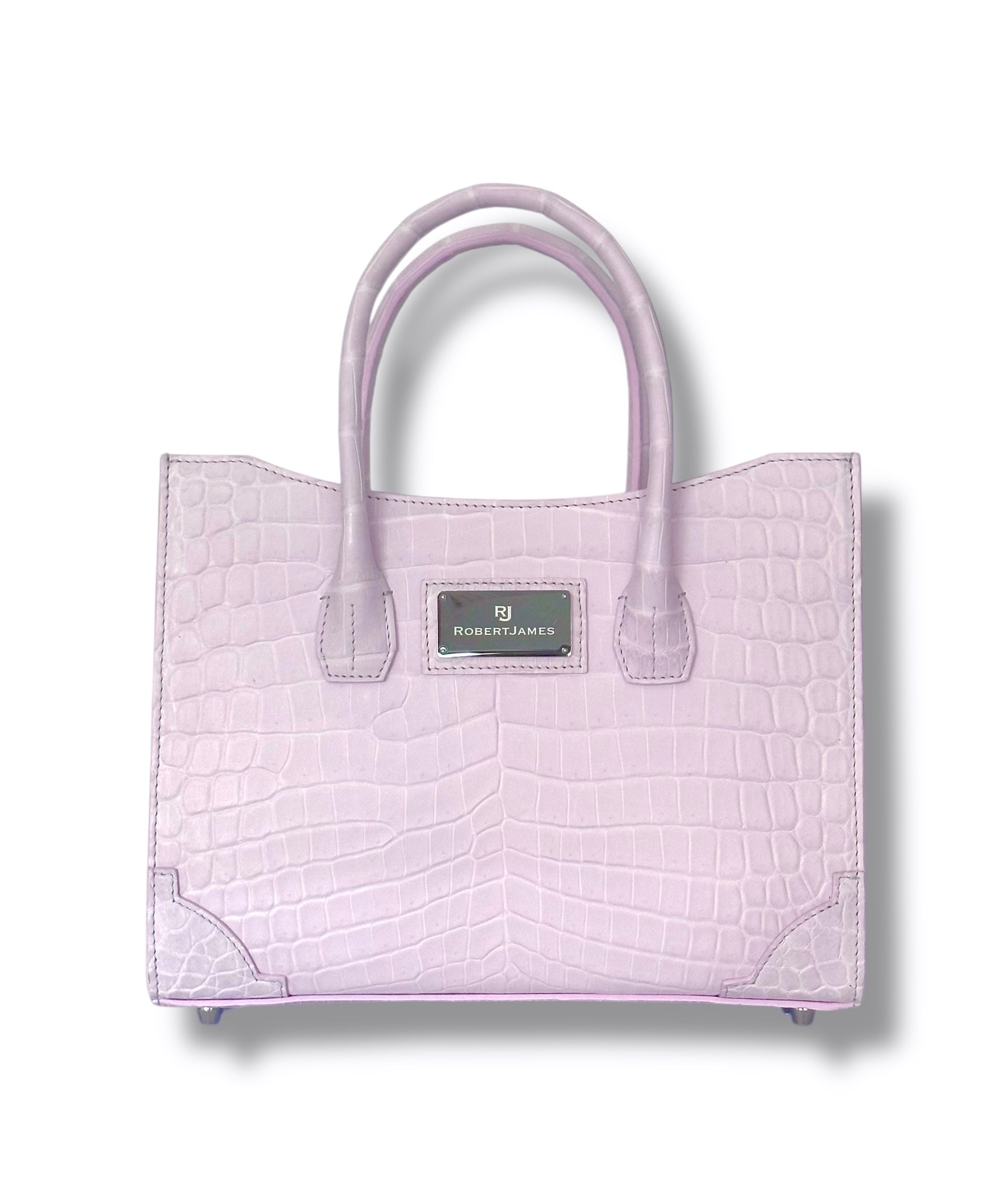 Soft Lavender Niloticus Crocodile - The Kolbie image 0
