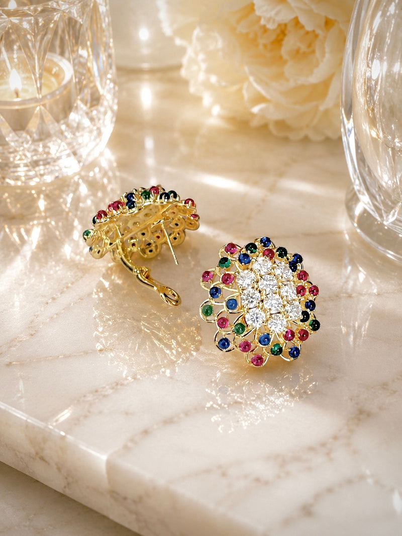 The Constellation Dome Earrings – Jewel Edition
