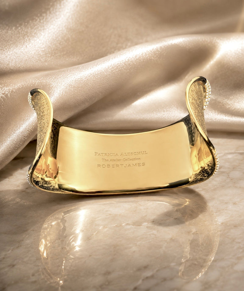 The Sculpted Pave Cuff