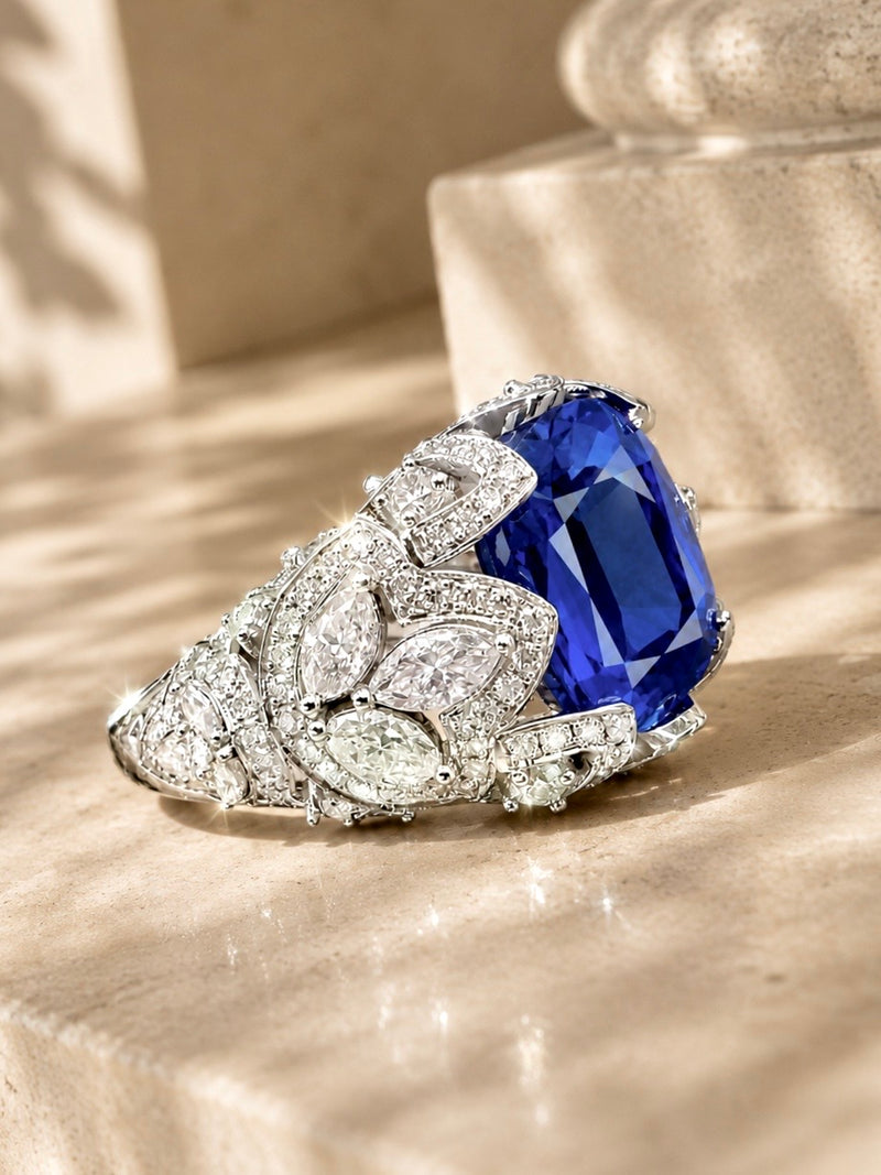 Royal Sapphire Cocktail Ring