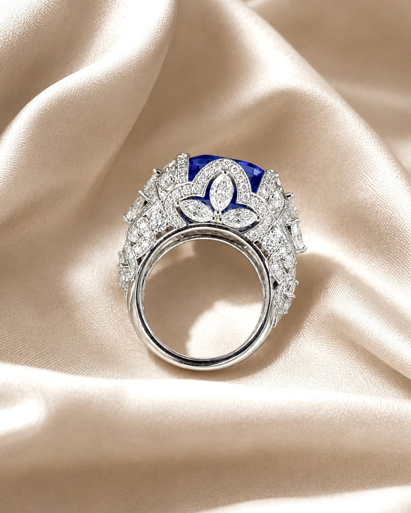 Royal Sapphire Cocktail Ring