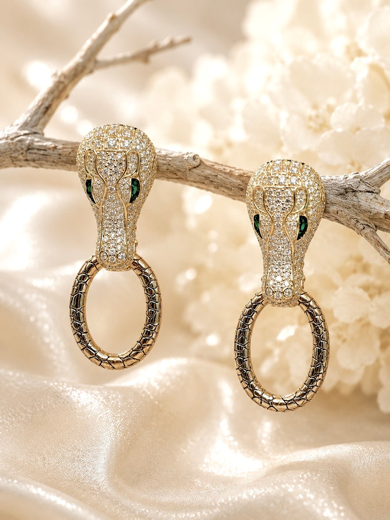 The Alligator Sovereign Drop Earrings
