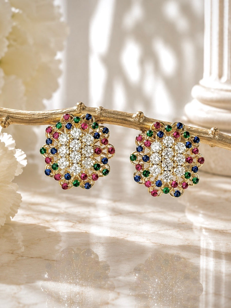 The Constellation Dome Earrings – Jewel Edition