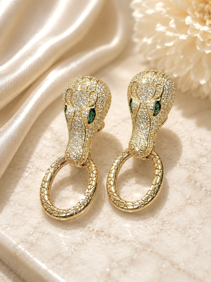 The Alligator Sovereign Drop Earrings