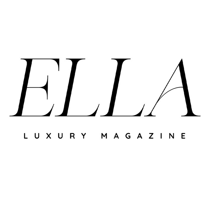 Logo of ELLA Luxury Magazine on a white background