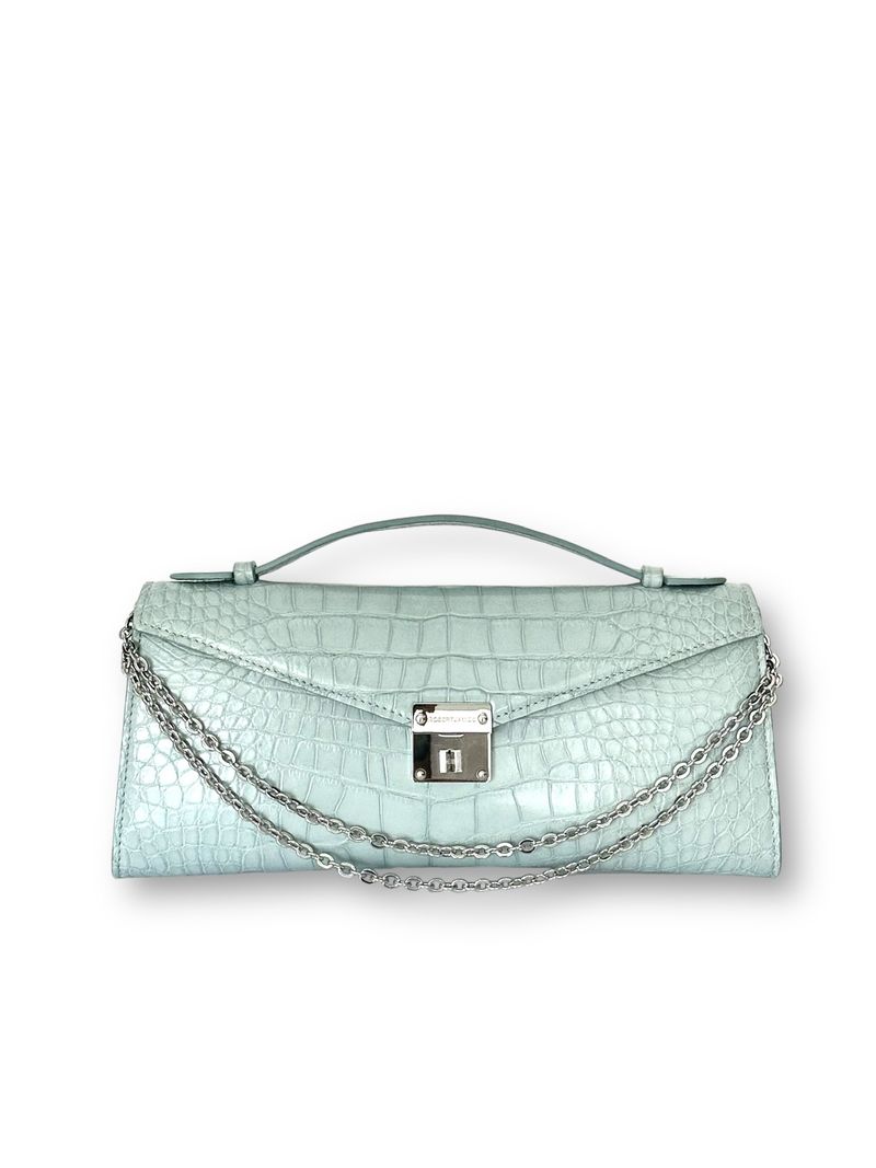 Soft Seafoam Alligator - Minnie Pochette image 0